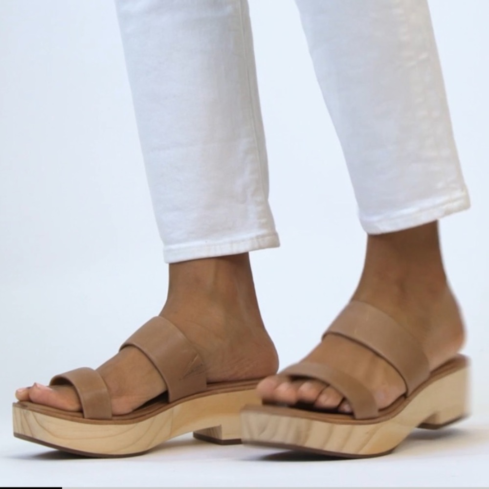 Nisolo Ellie All-Day Woven Clog in Almond - Picture 9 of 9